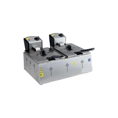 Genel Ürün Karacasan 5000 Wat Çiftli 8+8 Litre Elektrikli Fritöz