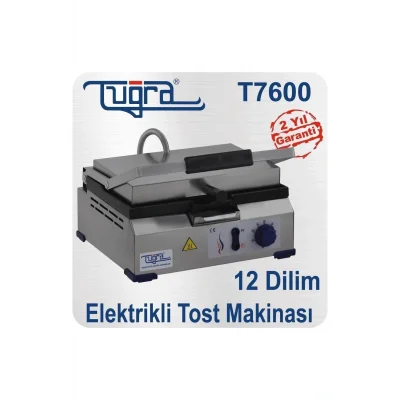 Genel Ürün J460 7600 12 Dilim Elektirkli Döküm Tost Makinesi