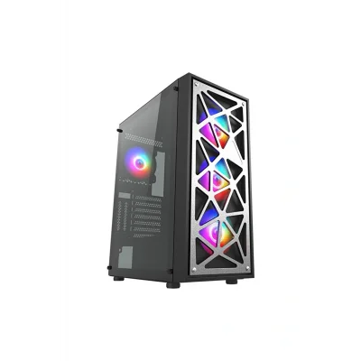 Genel Ürün VG12A Fsp 650W 80 4X120MM Rgb Fan Temperli Cam USB 3.0 Mesh Atx Mid-Tower Gaming (Oyuncu) Kas