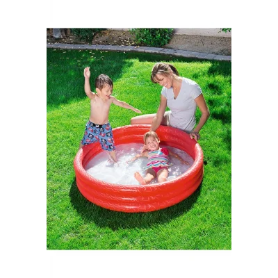 Genel Ürün 51025 Kırmızı Şişme Havuz Çocuk Havuzu 122X25CM