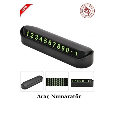 Genel Ürün Car19 Araç İçi Park Telefon Numaratörü