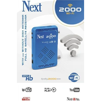 Genel Ürün Next 2000 Wifi-S I.p.t.v. Özellikli Hd Uydu Alıcısı Dahili Wifi