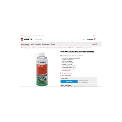 Genel Ürün Hhs Drylube Kuru Zincir Yağlayıcı 400 Ml. Made In Germany