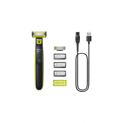 QP2824/10 Oneblade Yüz ve Vücut Şekilendirici Lime Yeşili / Siyah