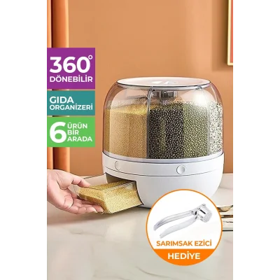 Genel Ürün 6 Kg Gıda Ve Bakliyat Organizeri, Organizer, Saklama Kabı, Mutfak Dolabı