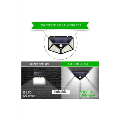 Lamba 2 ADET Güneş Enerjili Bahçe Lambası Led Paket Bahçe Aplik Bahçe Lambası Bahçe Aydınlatma.