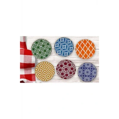 Genel Ürün Morocco Serisi 6 Adet 20cm Düz Tabak