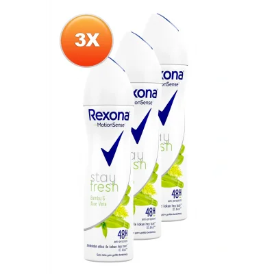 Genel Ürün Stay Fresh Bambu Ve Aloe Vera Kadın Deodorant 150 Ml. Üçlü Paket