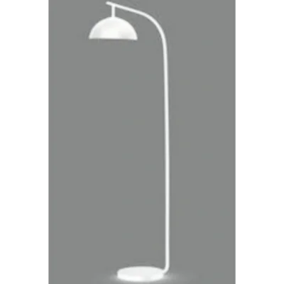 Lamba Modern Spor Mat Beyaz Köşe Lambası Yerden Aydınlatma Lambader 180 Cm