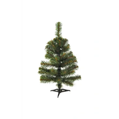 Genel Ürün Yılbaşı Ağacı 60 Cm Yeşil Çam Ağacı Plastik Ayak Noel Ağacı