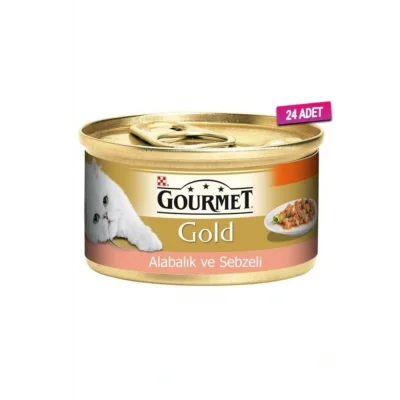 Genel Ürün 24 Adet - Alabalık Ve Sebzeli Yetişkin Kedi Konservesi 85 gr