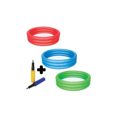 Genel Ürün 3 Halkalı Renkli Havuz - 51025  122 cm X 25 cm