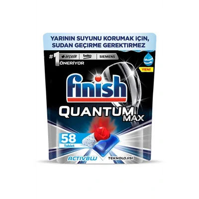 Genel Ürün Fınısh Quantum Max 58 Kapsül Bulaşık Makinesi Deterjanı