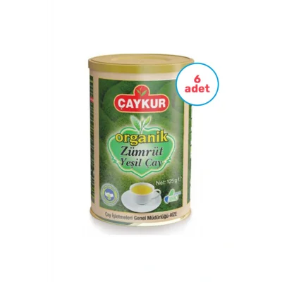 Genel Ürün 6 Adet Organik Zümrüt Yeşil Çay 125 Gr