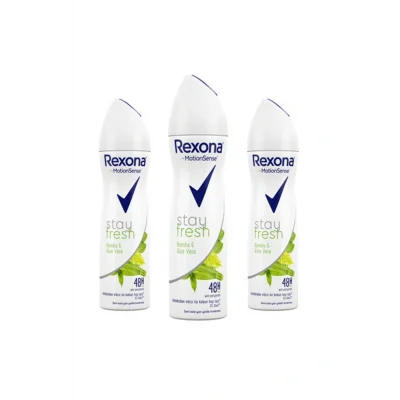 Genel Ürün Stay Fresh Bambu & Aloe Vera Anti-perspirant Kadın Deodorant Sprey 150 Ml X3 Adet