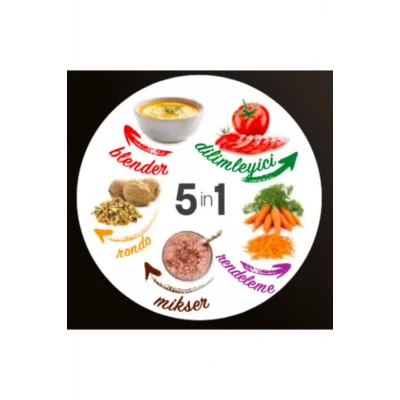 Genel Ürün Blendmix Pro 5li Blender Set - Siyah