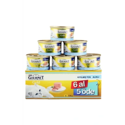 Genel Ürün Kıyılmış Ton Balık Kedi Konserve 6 Al 5 Öde 6 X 85 G