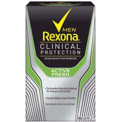 Genel Ürün Marka: Krem Deodorant Clinical Protection Active Fresh Men 45 ml