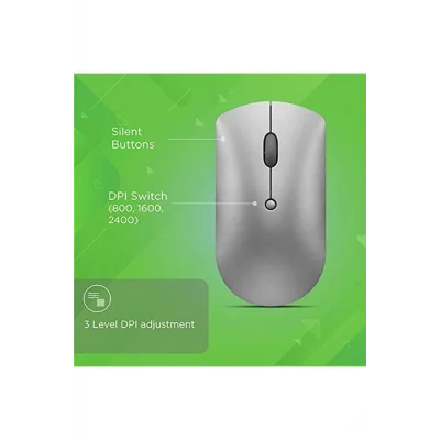 Genel Ürün Marka: 600 Sessiz Bluetooth Fare, Gri. Kategori: Mouse