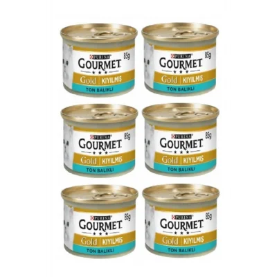 Genel Ürün Gold Ton Balıklı Kedi Konserve Maması 85 Gr 6 Adet