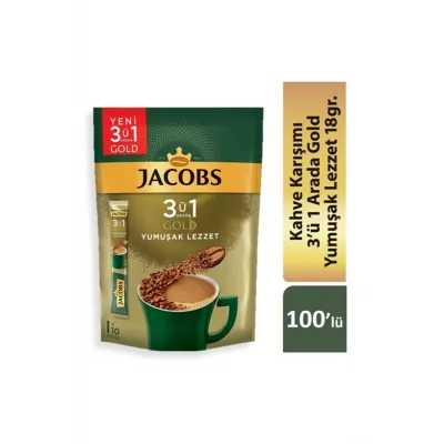 Genel Ürün 3ü1 Arada Gold Kahve Karışımı Yumuşak Lezzet 100 Adet