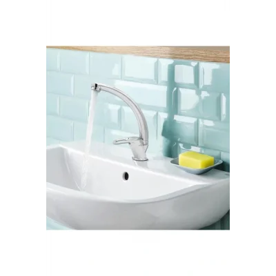 Genel Ürün 5 Yıl Garantili Beyza Kuğu Lavabo Bataryası