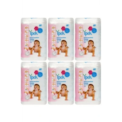 Genel Ürün Maxi Bebek Temizleme Pamuğu 60 x 6 Adet