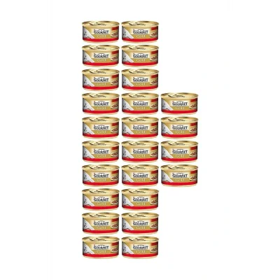 Genel Ürün Gourmet Gold Sığır Etli Soslu Konserve Kedi Maması 85 gr X 24 Lü Avantajlı Paket