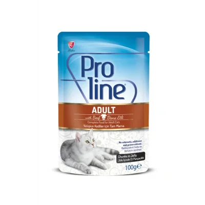 Genel Ürün Kedi Maması 20 Adet Dana Etli Pouch Yetişkin 100 g