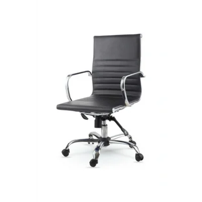 Genel Ürün Ofis Chrome Çalışma Koltuğu Siyah