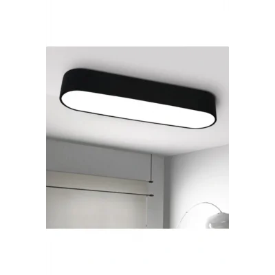 Genel Ürün Led Avize Plafonyer Elips 7drum Trv34101p Pro 40*16cm Boya:antrasit - Işık:3000k Sıcak Beyaz