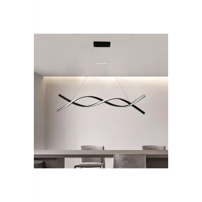 Genel Ürün Led Avize Sarkıt Double Auger Tra32032 100cm Boya:antrasit - Işık:3000k Sıcak Beyaz