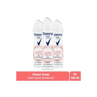 Genel Ürün Flower Fresh Deodorant 150 ml x 3 Adet