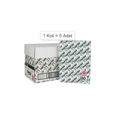 Genel Ürün Vege Copier Bond A4 Fotokopi Kağıdı 80 Gr 500 Yaprak (1 Koli=5 Adet)