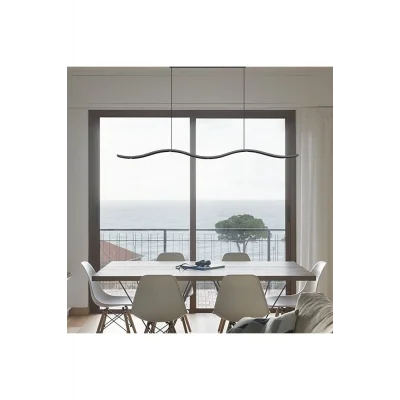 Genel Ürün Led Avize Sarkıt Eyes Tr1v109 Pro 120cm Boya:antrasit - Işık:4000k Doğal Beyaz