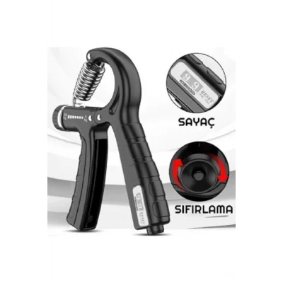 Genel Ürün Sertlik Ayarlı El Yayı Ayarlanabilir Bilek Kas Güçlendirme Sayaçlı, El Egzersiz Aleti(5KG-60KG)