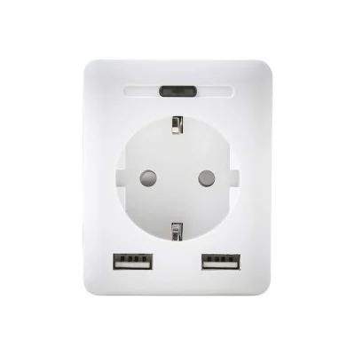 Genel Ürün Swapp Sl-04 10a Akım Korumalı Akıllı Priz 2 Usb 2.4 Wifi Tuya Google Assistant Alexa Siri Destekli