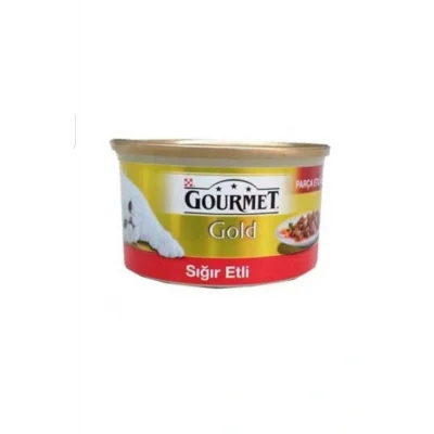 Genel Ürün Sığır Etli Kedi Konservesi Parça Etli Soslu 85 gr 6 Adet