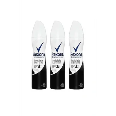 Genel Ürün Invisible Black & White Kadın Deodorant 150 Ml X 3 Adet