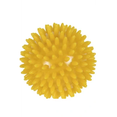 Genel Ürün El Egzersiz Masaj Ve Duyu Topu, Yumuşak Dikenli Top Sarı Renk 8 Cm