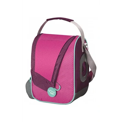 Genel Ürün Ofis Ve Kırtasiye 872016 Beslenme Çantası, 5.5 L Hacim, Su Bölmeli, Mor/pembe/turkuaz