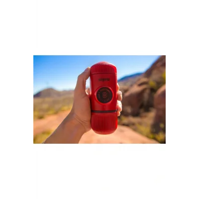 Genel Ürün Nanopresso Manuel Espresso Makinesi - Kırmızı