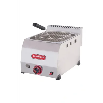 Genel Ürün Işıkgaz Silverinox Endüstriyel Tekli 5 Litre Lpg Tüplü Fritöz