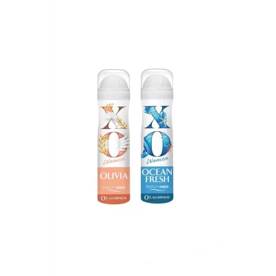 Genel Ürün Kadın Deodorant Sprey Ocean Fresh 150 Ml + Kadın Deodorant Sprey Olivia 150 Ml