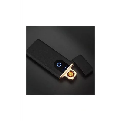 Genel Ürün Nanopro Usb Şarjlı Elektronik Alevsiz Sigara Yakan Çakmak Mavi