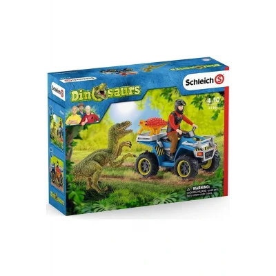 Oyuncak Schleich Velociraptorden Kaçış Oyuncak Figürü