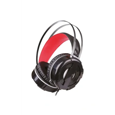 Genel Ürün Sr-x6 Işıklı Oyuncu Mikrofonlu Kulaklık Siyah - Kırmızı