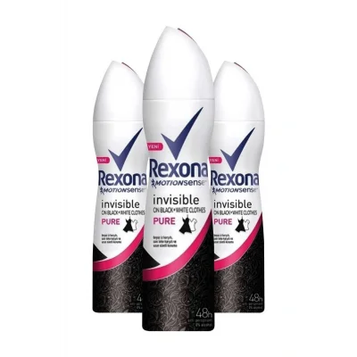 Genel Ürün Kadın Deodorant Sprey Invisible Pure 150 ml X 3