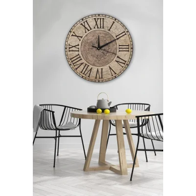 Kol Saati Retro Tasarımlı Duvar Saati 35x35cm
