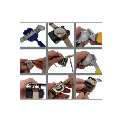 Kol Saati Mefa Ös SC8002 16 Parça Profesyonel Saat Tamir Takımı Set